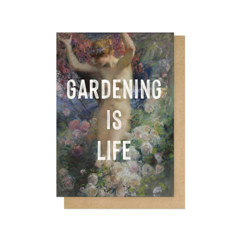 Gardening Is Life Greetings Card - Sprouts of Bristol
