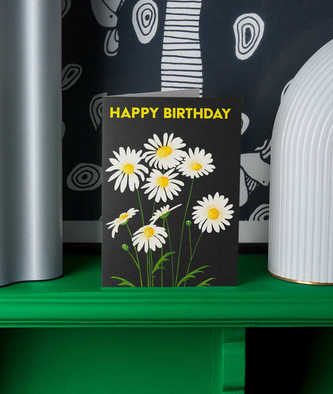Birthday Daisy Greetings Card