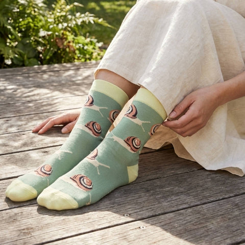 Snail Bamboo Socks
