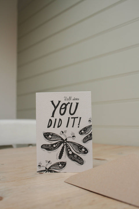'You Did It!' Congratulations Greetings Card
