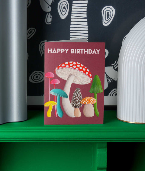Birthday Fungi Greetings Card