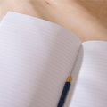A5 Lay Flat Notebook | Chartreuse Arches | Lined - Sprouts of Bristol