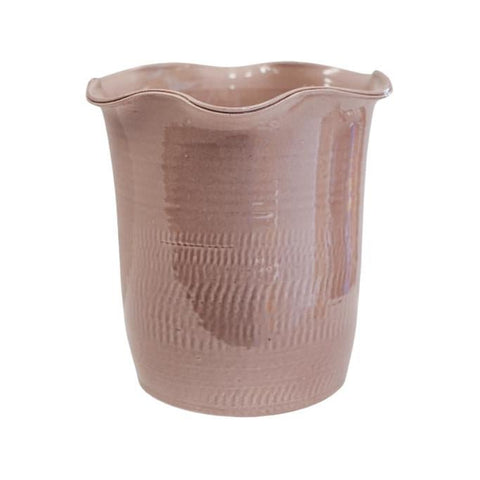 Camellia Scalloped Edge Planter – Blush Pink - Sprouts of Bristol
