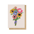Cat Flowers Greetings Card - Sprouts of Bristol