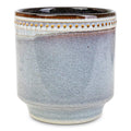Clover Dot Boarder Reactive Planter in Heather Purple - Sprouts of Bristol