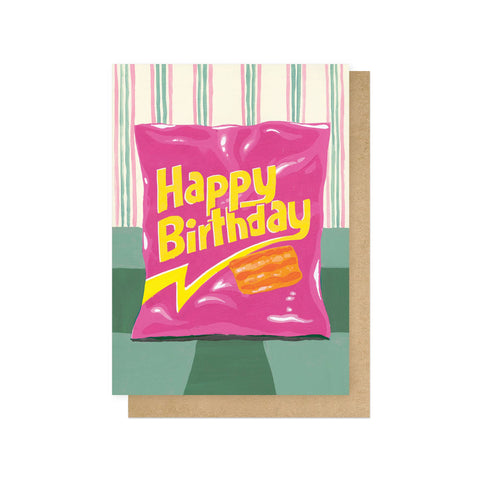 Crispy Birthday Greetings Card - Sprouts of Bristol