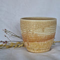 Dunes - Natural Orange, Brown & Cream Handmade Ceramic Plant Pot - Sprouts of Bristol