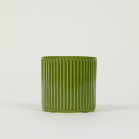 Geranium Leaf Candle in Ceramic Artist Pot - Sprouts of Bristol