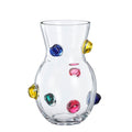 Glass Brenda Bobble Vase – Multicolour Spots - Sprouts of Bristol