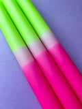 Glow Sticks - Dip Dye Dinner Candle Trio - Sprouts of Bristol