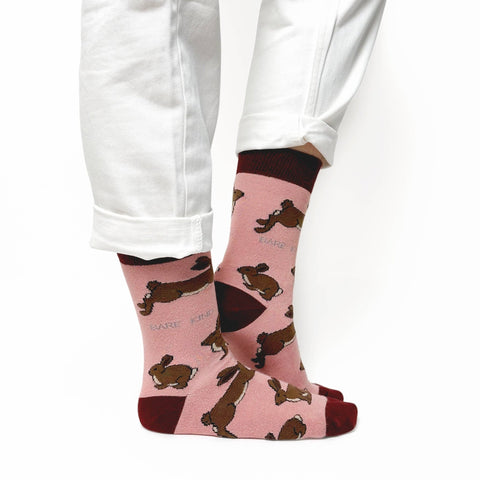 Hare Bamboo Socks - Sprouts of Bristol