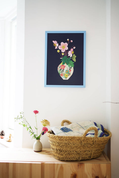 Japanese Anemone Print A4 - Sprouts of Bristol