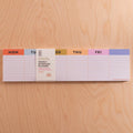 Keyboard Weekly Planner Pad | Colourful Grid - Sprouts of Bristol