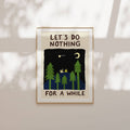 Let's Do Nothing For A While Art Print | Folky | Stargazing - Sprouts of Bristol