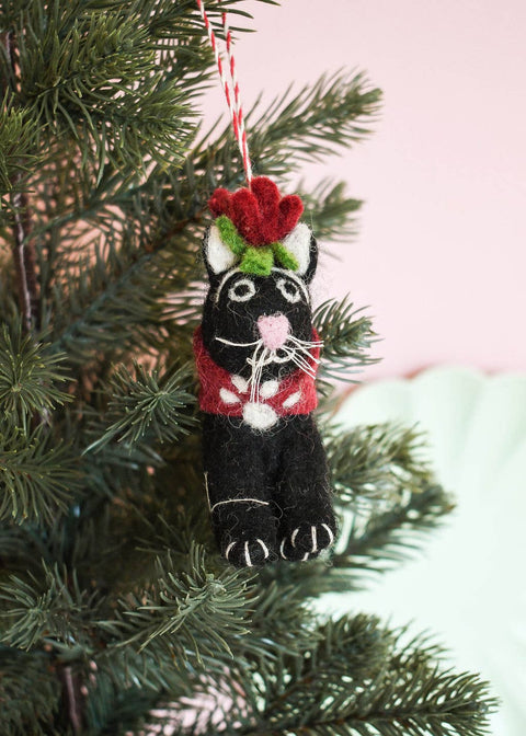 Niaski Frida Catlo Felt Decoration – Handmade Fair Trade - Sprouts of Bristol