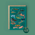 Nudibranch Sea Slug Greetings Card - Sprouts of Bristol