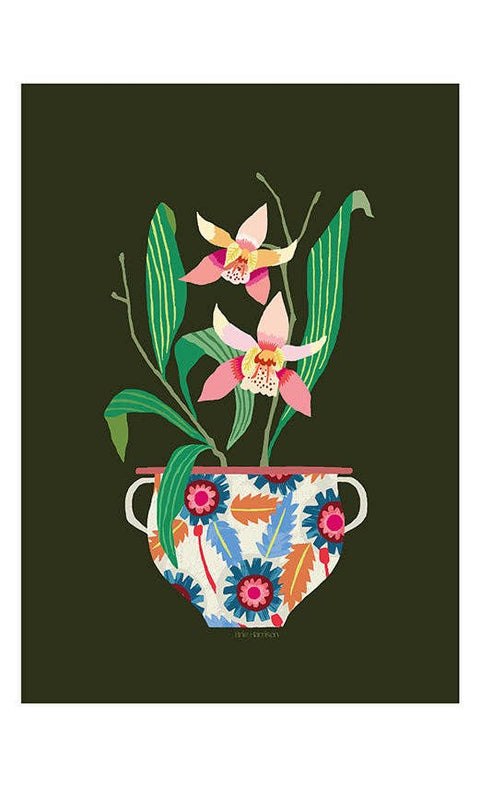 Orchid Print A4 - Sprouts of Bristol