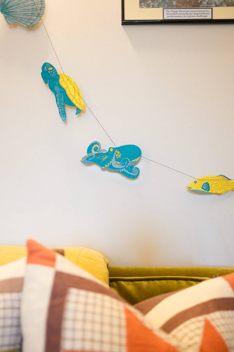 Sealife Sewn Garland - Sprouts of Bristol