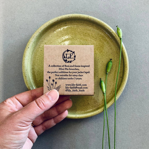 Tortoiseshell Butterfly Mini Pin Brooch - Sprouts of Bristol