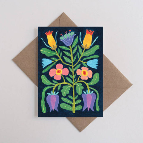 Whimsical Flowers 1 | Everyday greetings card | Spring 2026 - Sprouts of Bristol