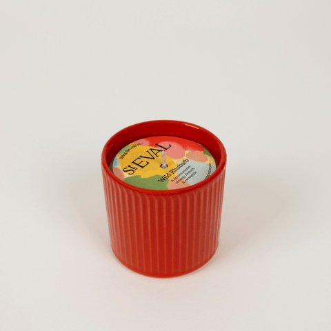 Wild Rhubarb Candle in Ceramic Artist Pot - Sprouts of Bristol