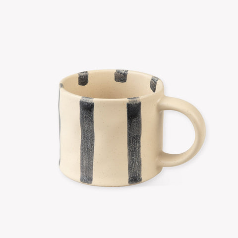 Woolstone Striped Mugs in Ink Blue - Sprouts of Bristol