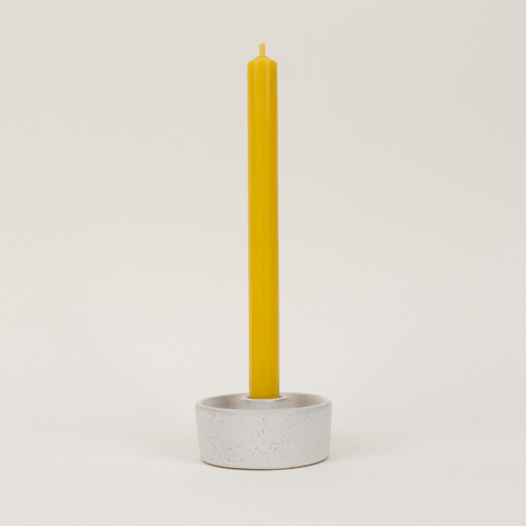 Yellow Ochre 7/8" x 10" Church Dinner Candles - Sprouts of Bristol