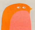 Bird Riso Greetings Card - Sprouts of Bristol