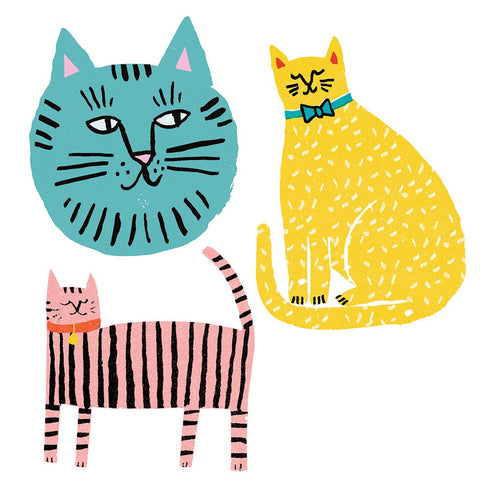Cats Vinyl Sticker Pack - Sprouts of Bristol