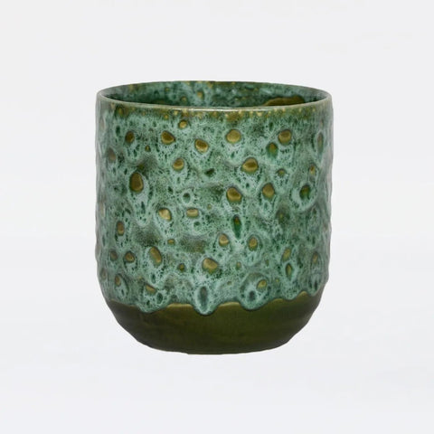 Emerald Reactive Glaze Planter - Sprouts of Bristol