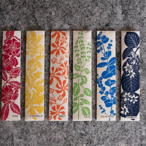 Eucalyptus Fairtrade Incense - Pungent, Sharp and Green - Sprouts of Bristol