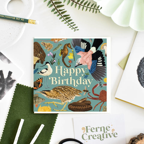 Happy Birthday Greetings Card - Sprouts of Bristol
