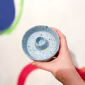 Light Blue & Neon Terrazzo Jesmonite Candle Basin Holder - Sprouts of Bristol