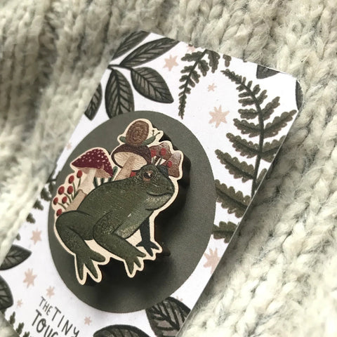Little Frog Pin - Sprouts of Bristol