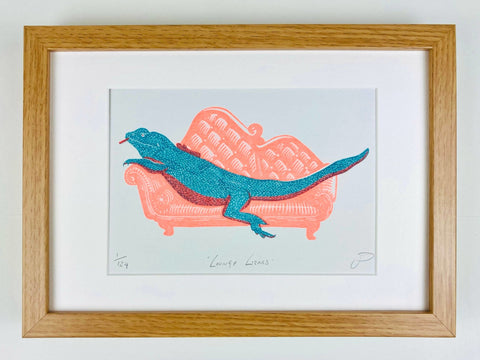 Lounge Lizard Print - Sprouts of Bristol