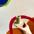 Putty Terrazzo Jesmonite Candle Stick Holder - Sprouts of Bristol