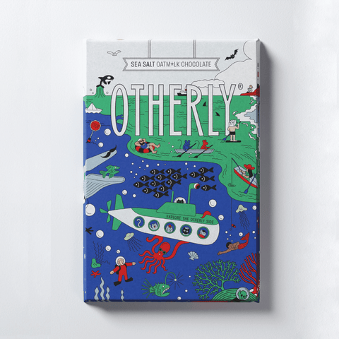 Sea Salt // 130G// Vegan // OATM*LK CHOCOLATE BAR - Sprouts of Bristol