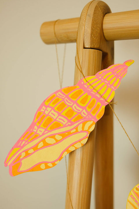 Shell Sewn Garland - Sprouts of Bristol