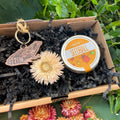 The Nature Lover Mini Gift Set - Wooden Keyring and Wildflower Seeds - Choose your own! - Sprouts of Bristol